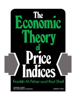 cover image of The Economic Theory of Price Indices